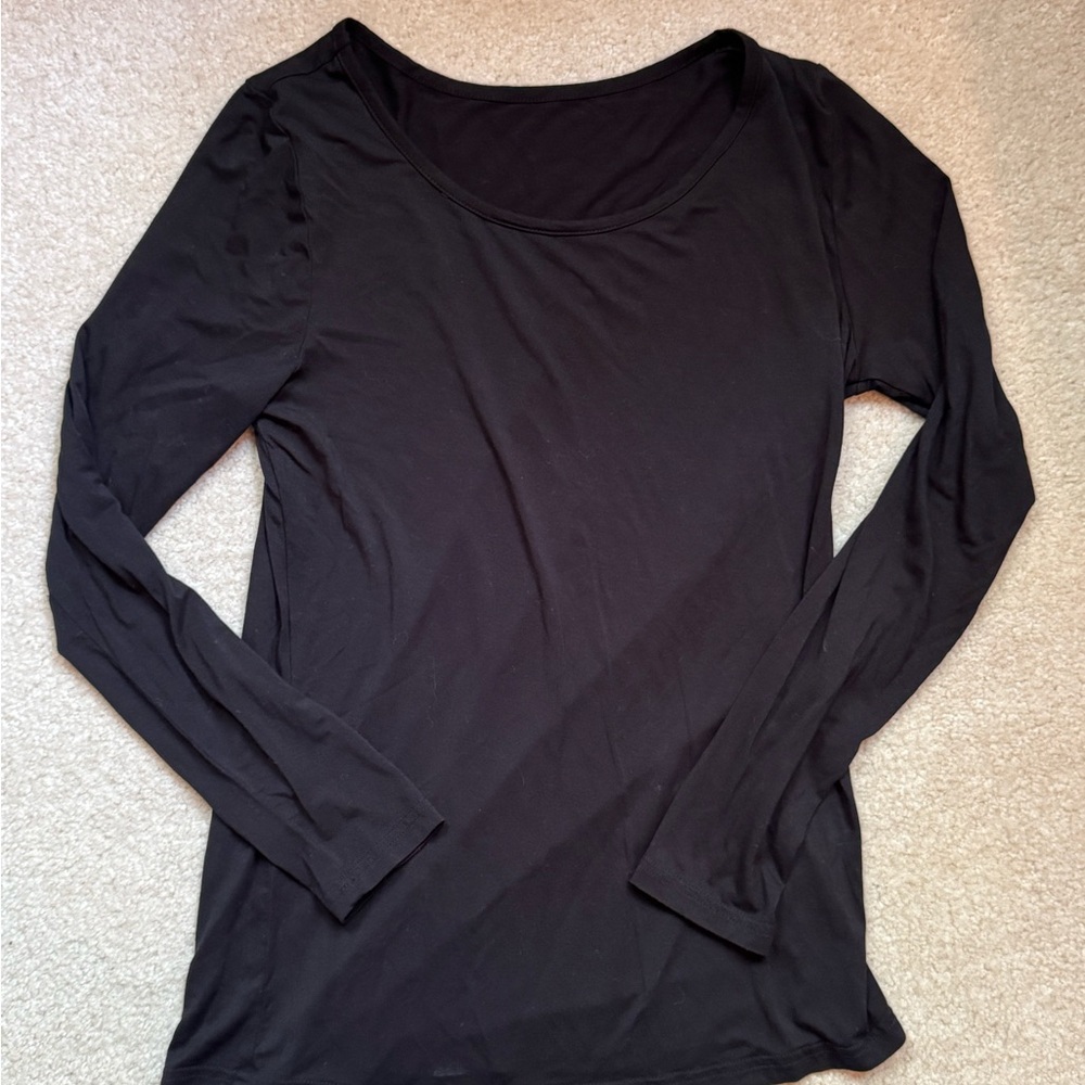 Classic Black Long Sleeve Top